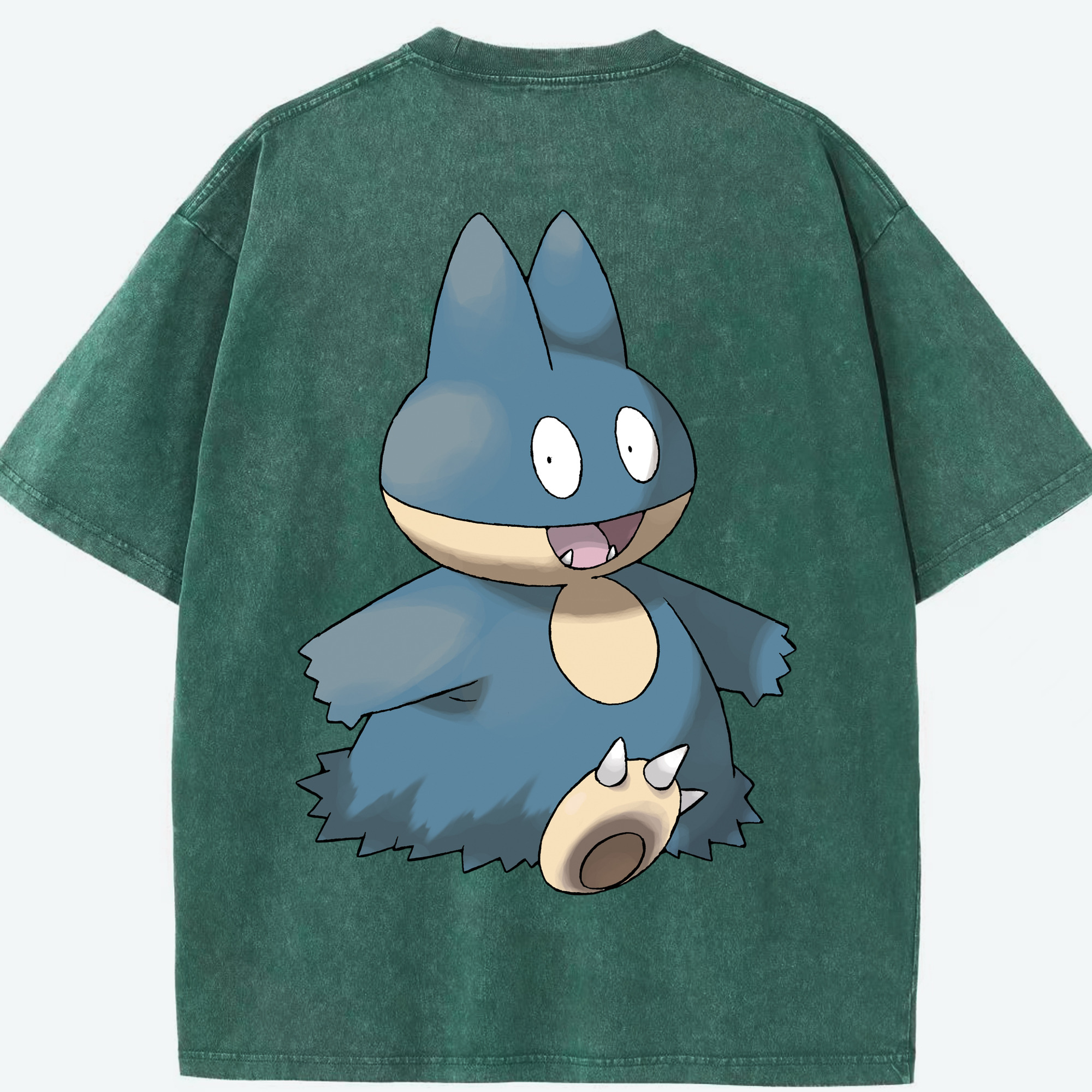（画像用） ポケットモンスター Pokémon 綿100% ヴィンテージ風 半袖Tシャツ（背面プリント）